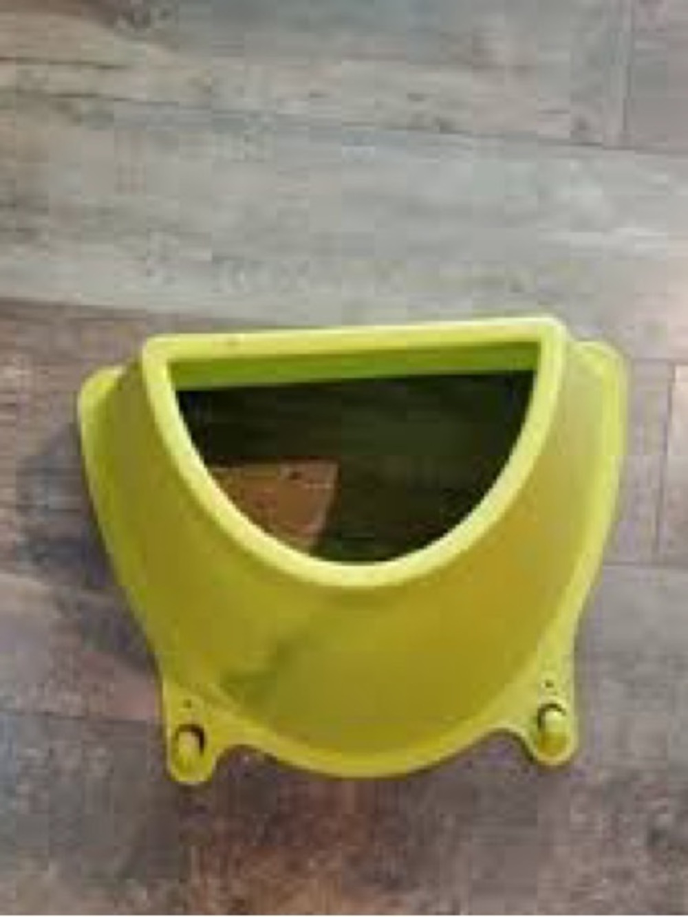 Green Plastic IKEA Cubby with hooks